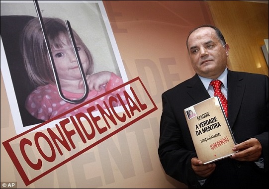 Publication: Mr Amaral's 2008 book was released three days after the Portuguese police probe into the girl's disappearance was archived and the McCanns were told their status as official suspects was being lifted