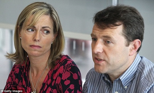 Ordeal: Kate McCann and Gerry McCann, who have to endure not knowing what happened to their daughter for seven years
