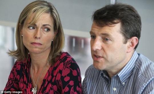 Ongoing investigation: Kate and Gerry McCann hold a news conference to mark the 5th anniversary of the disappearance