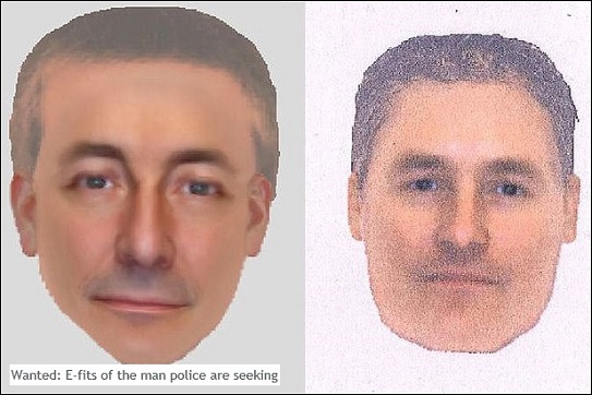 Wanted: E-fits of the man police are seeking