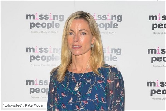 "Exhausted": Kate McCann