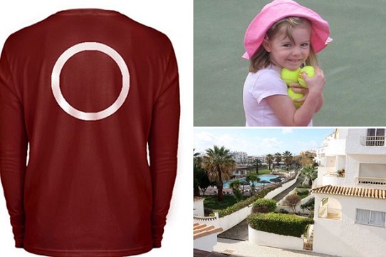 New suspect: Police say the intruder was wearing this distinctive burgundy top on two occasions