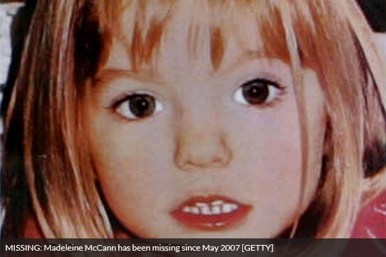 MISSING: Madeleine McCann has been missing since May 2007 [GETTY]