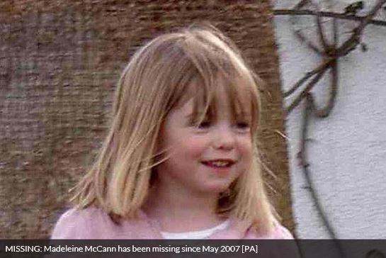 MISSING: Madeleine McCann has been missing since May 2007 [PA]