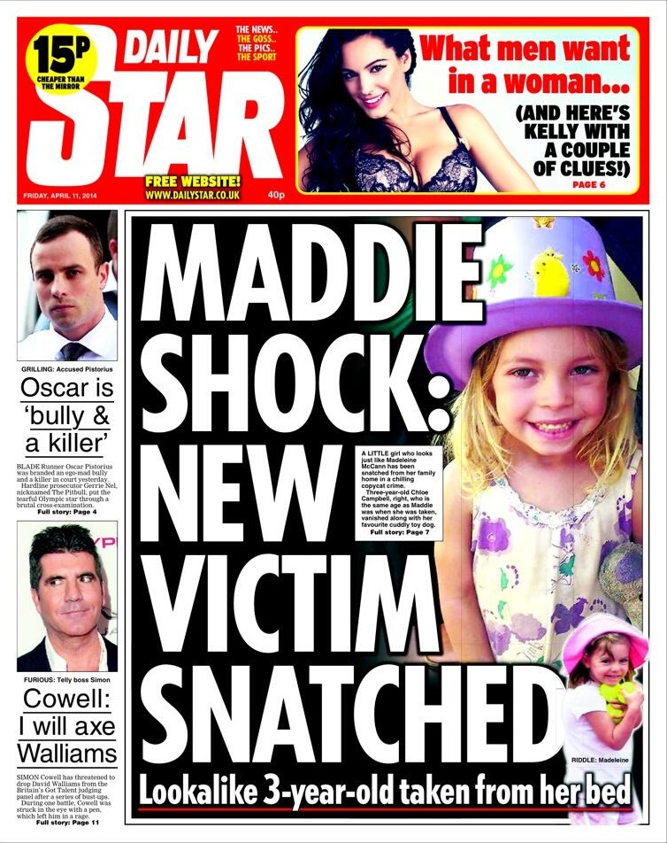 Daily Star, 11 April 2014