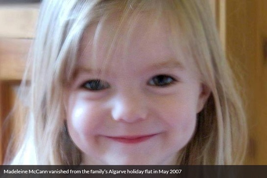 Madeleine McCann vanished from the family's Algarve holiday flat in May 2007