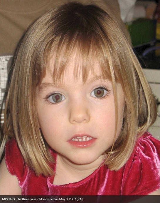 MISSING: The three-year-old vanished on May 3, 2007 [PA]