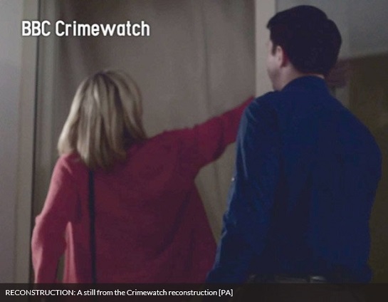 RECONSTRUCTION: A still from the Crimewatch reconstruction [PA]