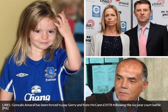 LIBEL: Goncalo Amaral has been forced to pay Gerry and Kate McCann £357k following the six-year court battle [PA]