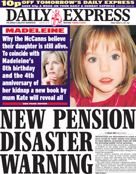 Daily Express, 11 March 2011