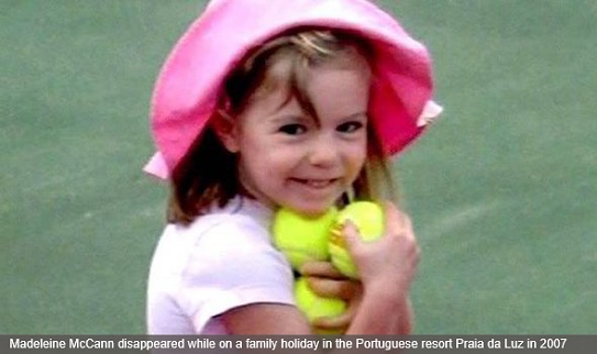 Madeleine McCann disappeared while on a family holiday in the Portuguese resort Praia da Luz in 2007