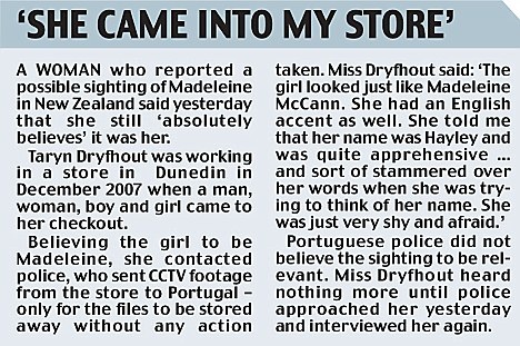 'She came into my store'