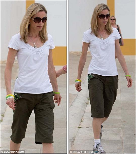 A visibly shaken Kate McCann visits the little church in Praia da Luz, Algarve six years after her daughter Maddie's disappearance