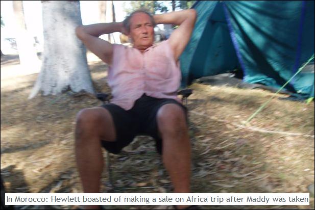 In Morocco: Hewlett boasted of making a sale on Africa trip after Maddy was taken