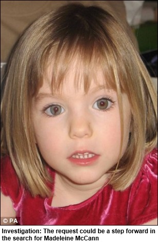 Investigation: The request could be a step forward in the search for Madeleine McCann