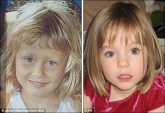 Linked? Five year old Ylenia Lenhard (left) from Appenzell in Switzerland who was killed by Swiss man Urs Hans Von Aesch just months after the disappearance of Madeleine McCann (right)