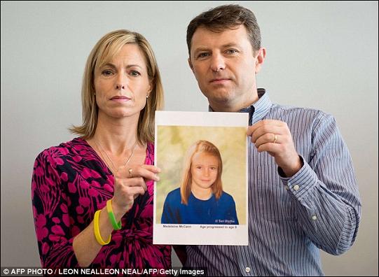 Hope: Kate and Gerry McCann have never given up hunting for their daughter