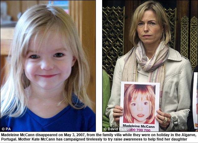 Madeleine McCann disappeared on May 3, 2007, from the family villa while they were on holiday in the Algarve, Portugal. Mother Kate McCann has campaigned tirelessly to try raise awareness to help find her daughter