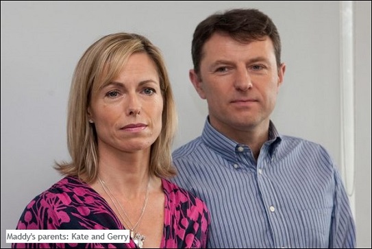 Maddy's parents: Kate and Gerry