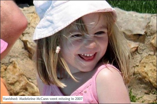 Vanished: Madeleine McCann went missing in 2007