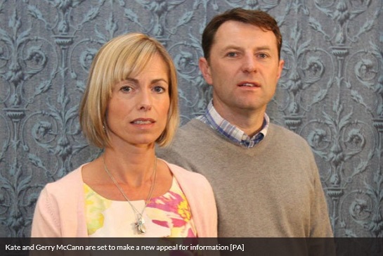 Kate and Gerry McCann are set to make a new appeal for information [PA]