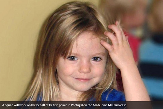 A squad will work on the behalf of British police in Portugal on the Madeleine McCann case
