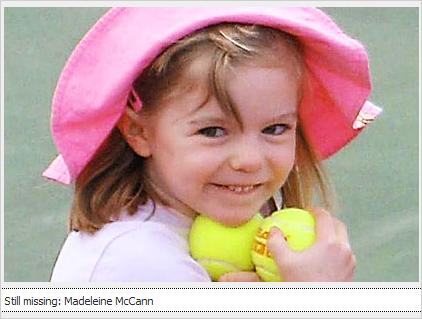 Still missing: Madeleine McCann