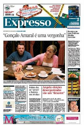 The headline reads: 'Gonçalo Amaral is a disgrace'