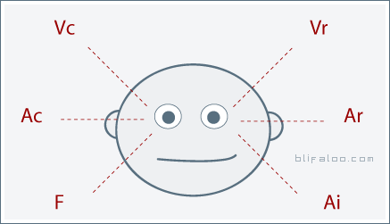 Eye cues diagram
