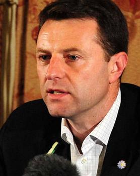 Gerry McCann during a press conference at Rothley Court, Rothley