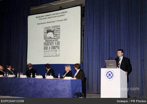 Gerry McCann speaks at the IBA Annual Conference, 06 October 2009