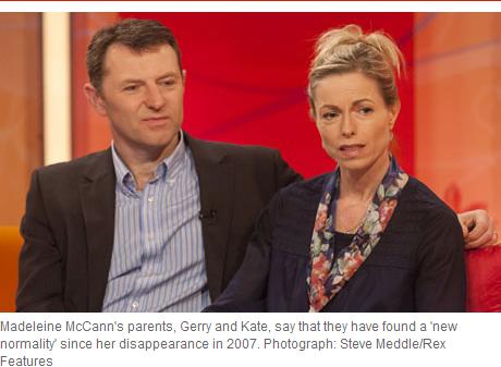 Madeleine McCann's parents, Gerry and Kate, say that they have found a 'new normality' since her disappearance in 2007.