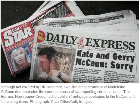 The disappearance of Madeleine McCann demonstrates the consequences of overreporting criminal cases