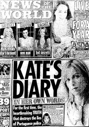 The story about Kate McCann's private diaries