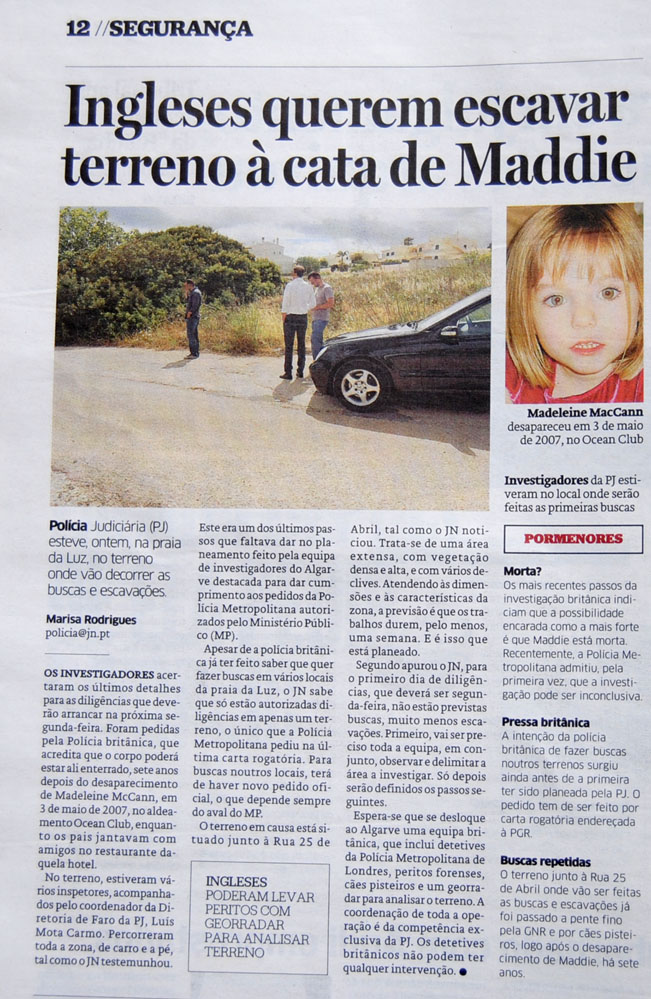 Jornal de Notícias, 29 May 2014 (paper edition)