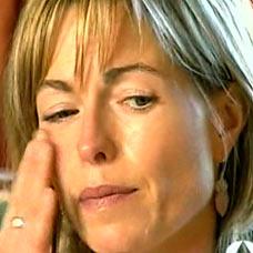 Analysed: Kate McCann wipes away a tear on Spanish TV