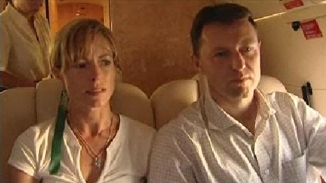 The McCanns give a short interview on Sir Philip Green's private plane