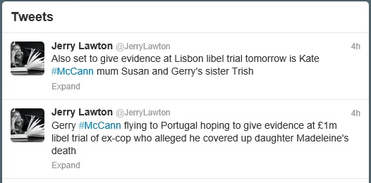 Jerry Lawton tweet, 01 October 2013