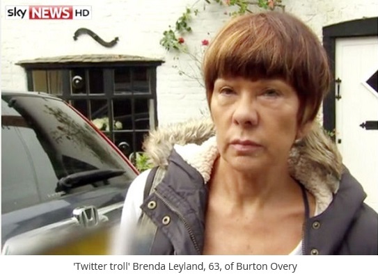 'Twitter troll' Brenda Leyland, 63, of Burton Overy