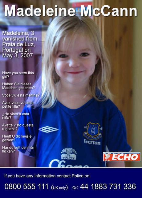 Madeleine, Liverpool Echo poster