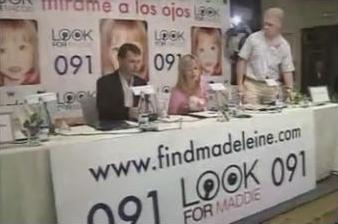 McCanns at press conference in Madrid