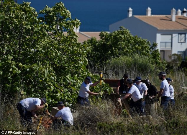 Officers from Operation Grange scoured three sites in Praia da Luz but found no new evidence