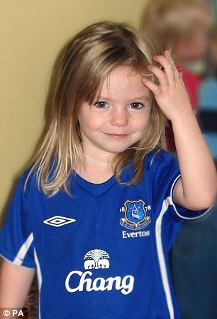 The little girl went missing from an Algarve holiday resort in May 2007