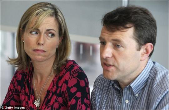 New hope: Madeleine's parents Kate and Gerry McCann welcomed the Met's announcement that it had new leads earlier this month