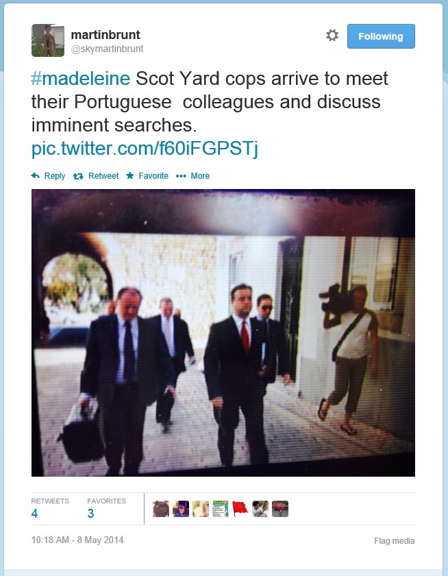 Scotland Yard arrive at Faro offices of PJ, 08 May 2014