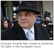 Goncalo Amaral has vowed to continue his fight in the European court