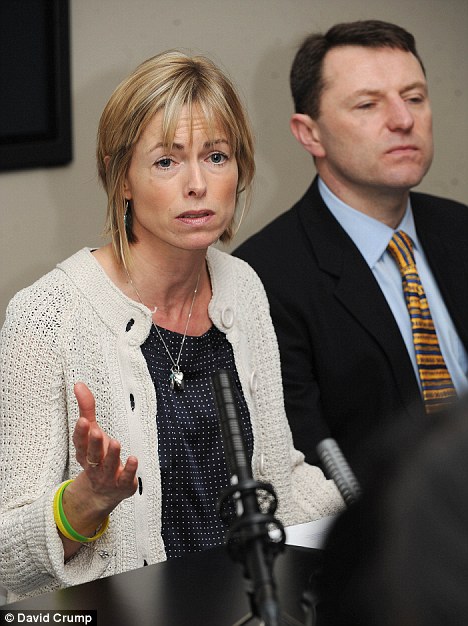 Plea: Kate and Gerry McCann held a press conference yesterday and called for a full case review into their daughter's disappearance