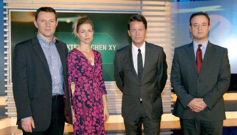 On 16 October 2013 Maddie's parents, Kate and Gerry McCann (left), were with Rudi Cerne on the ZDF program "File Reference XY ... unsolved" as guests. Right: Andy Redwood of Scotland Yard. Photo: AP
