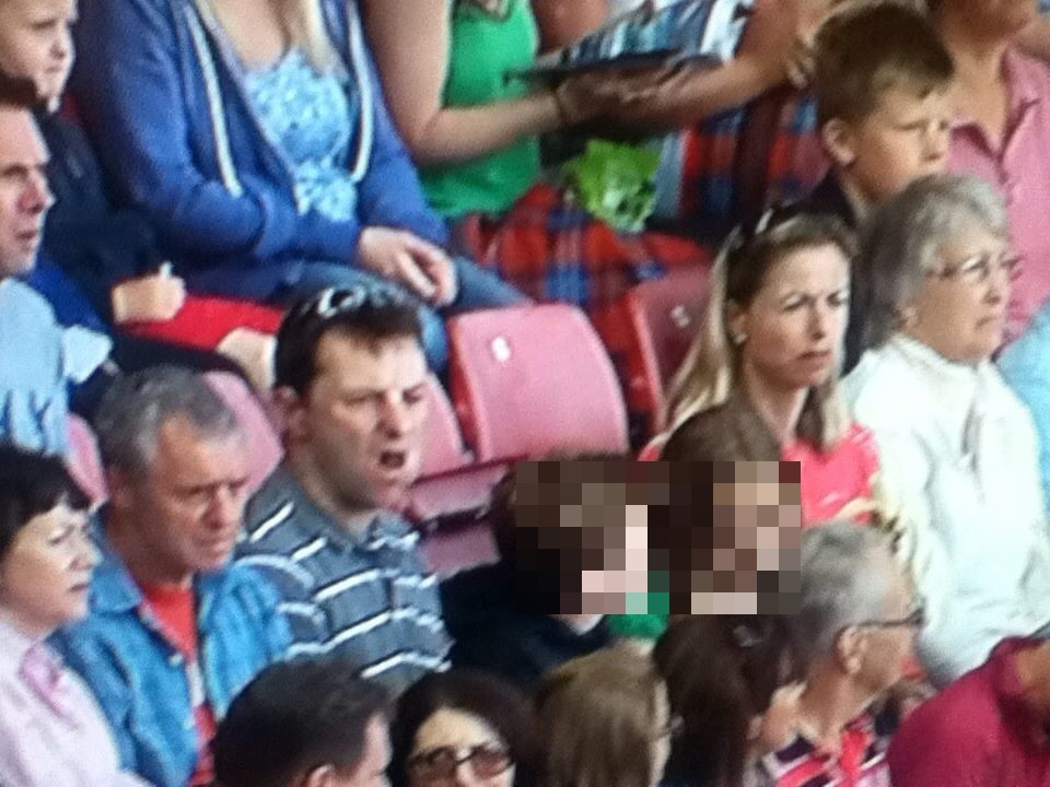 The McCanns at the Commonwealth Games in Glasgow, 29 July 2014