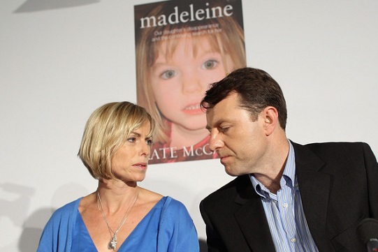 McCanns at the launch of 'madeleine' by Kate McCann
